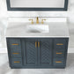 Gazsi 48" Single Bathroom Vanity Set in Classic Blue