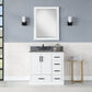 Monna 36" Single Bathroom Vanity Set in White