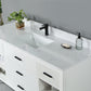 Kesia 60" Single Bathroom Vanity Set in White