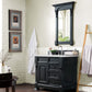 Brookfield 36" Single Vanity, Antique Black w/ 3 CM Arctic Fall Solid Surface Top