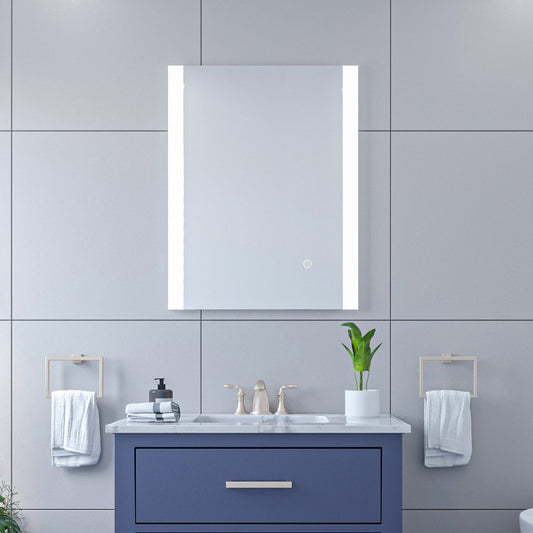 Cosenza 24” Rectangle Frameless Modern LED Bathroom Vanity Mirror