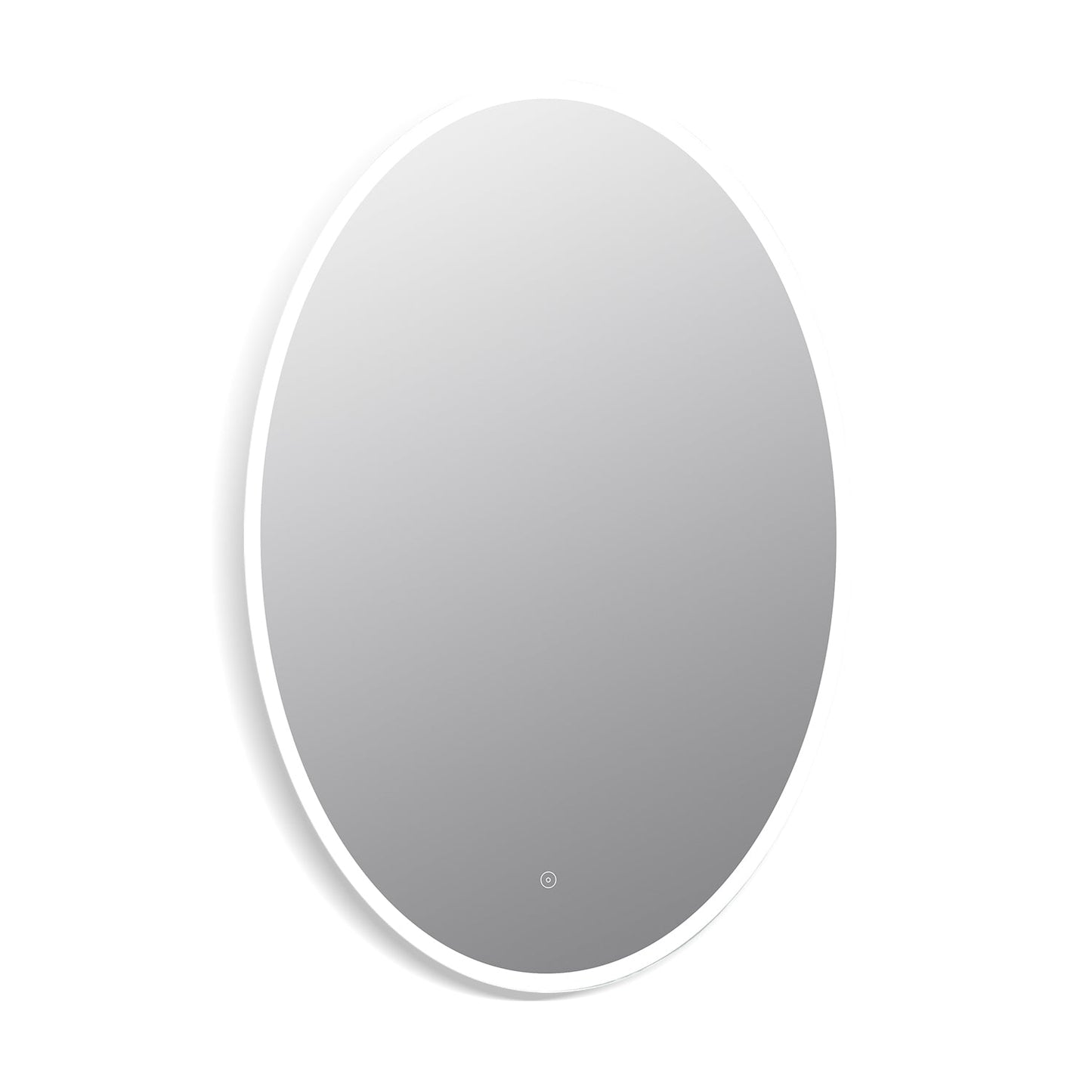 Matera 24' Oval Frameless Modern LED Bathroom Vanity Mirror