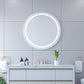 Padova 32” Round  Frameless Modern LED Bathroom Vanity Mirror