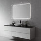 Cassano Rectangle 48" Frameless Modern Bathroom/Vanity LED Lighted Wall Mirror