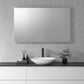 Cassano Rectangle 48" Frameless Modern Bathroom/Vanity LED Lighted Wall Mirror