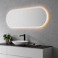 Borgo Oval
 60" Frameless Modern Bathroom/Vanity LED Lighted Wall Mirror