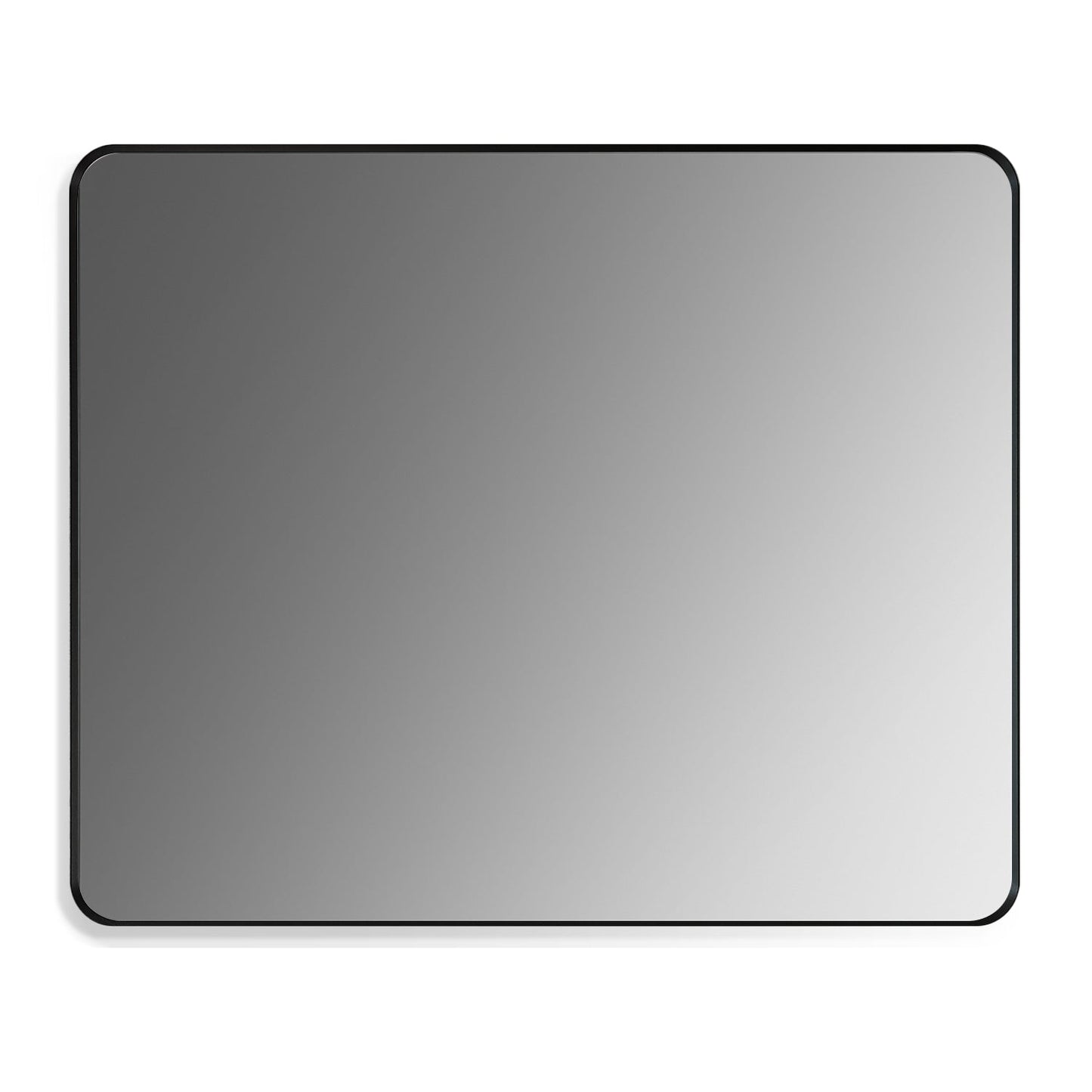 Nettuno 36" Rectangle Bathroom/Vanity Matt Black Aluminum Framed Wall Mirror