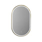 Oleggio Oval 36" Framed in Brushed Gold Modern Bathroom/Vanity LED Lighted Wall Mirror