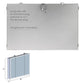 Carsoli Rectangle 48" Frameless Surface-Mount/Recessed LED Lighted Bathroom Medicine Cabinet