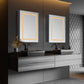 Bojano Rectangle 24" Frameless Surface-Mount/Recessed LED Lighted Bathroom Medicine Cabinet