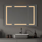 Bojano Rectangle 48" Frameless Surface-Mount/Recessed LED Lighted Bathroom Medicine Cabinet