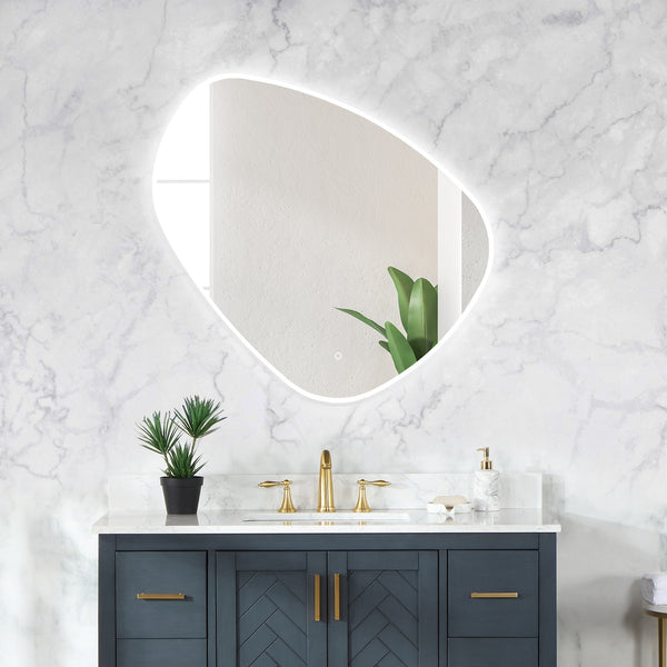 Rasso Novelty
 39 Frameless Modern Bathroom/Vanity LED Lighted Wall Mirror