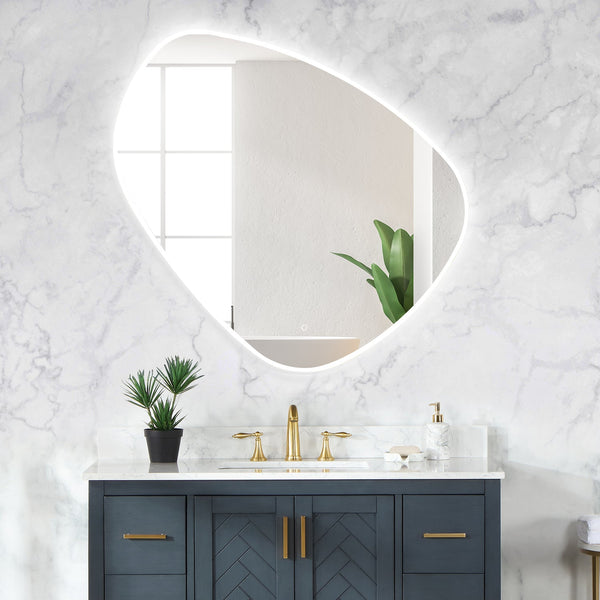 Rasso Novelty
 47 Frameless Modern Bathroom/Vanity LED Lighted Wall Mirror