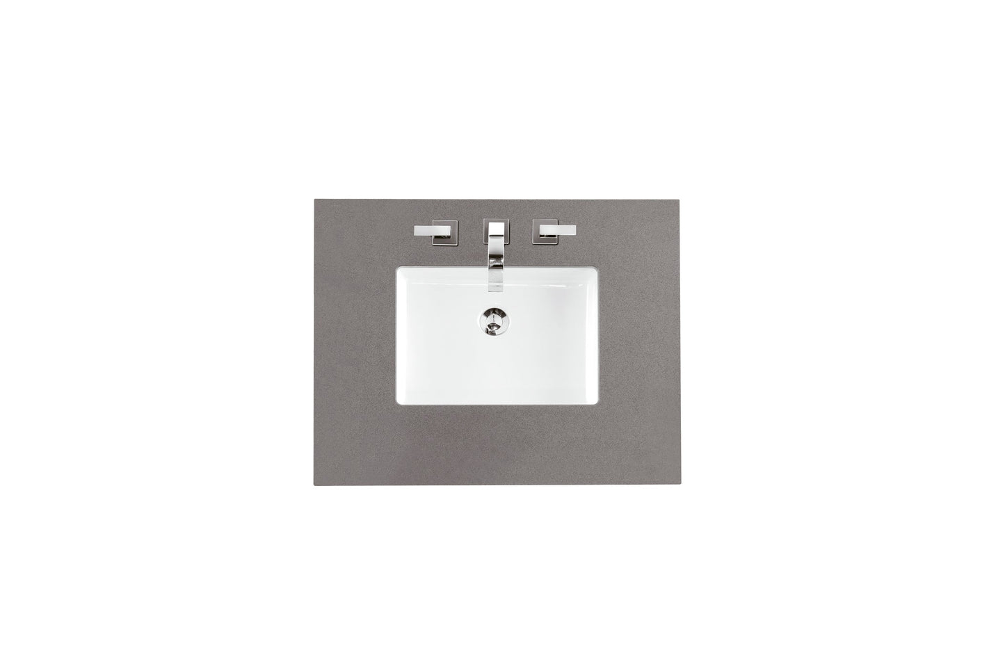 Copper Cove Encore 30" Single Vanity, Silver Gray w/ 3 CM Grey Expo Quartz Top