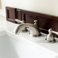 Brittany 30" Single Vanity, Burnished Mahogany w/ 3 CM Carrara Marble Top