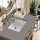 Castilian 36" Single Vanity, Empire Gray w/ 3 CM Grey Expo Quartz Top