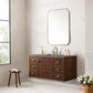 Amberly 48" Single Vanity, Mid-Century Walnut w/ 3 CM Grey Expo Top