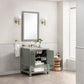 Breckenridge 30" Single Vanity, Smokey Celadon w/ 3 CM Arctic Fall Top