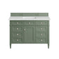 Brittany 48" Single Vanity, Smokey Celadon w/ 3 CM Ethereal Noctis Top