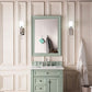 Brittany 30" Single Vanity, Sage Green, w/ 3 CM White Zeus Quartz Top