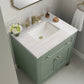 Chicago 30" Single Vanity, Smokey Celadon w/ 3 CM Arctic Fall Top