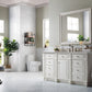 Bristol 60" Single Vanity, Bright White w/ 3 CM Eternal Serena Quartz Top