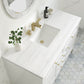 Chicago 48" Single Vanity, Glossy White w/ 3 CM Arctic Fall Top