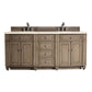 Bristol 72" Double Vanity, Whitewashed Walnut w/ 3 CM Eternal Marfil Quartz Top