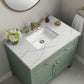 Chicago 36" Single Vanity, Smokey Celadon w/ 3 CM Ethereal Noctis Top