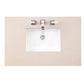 Bristol 36" Single Vanity, Bright White w/ 3 CM Eternal Marfil Quartz Top