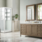 Chicago 60" Double Vanity, Whitewashed Walnut w/ 3 CM Ethereal Noctis Quartz Top