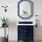 Brittany 30" Single Vanity, Victory Blue w/ 3 CM White Zeus Quartz Top