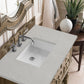 Castilian 36" Single Vanity, Empire Gray w/ 3 CM Eternal Serena Quartz Top