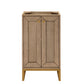 Chianti 20" Single Vanity Cabinet, Whitewashed Walnut, Radiant Gold