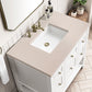 Breckenridge 36" Single Vanity, Bright White w/ 3 CM Eternal Marfil Top