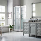 Brittany 60" Single Vanity, Urban Gray w/ 3 CM Eternal Serena Quartz Top