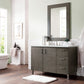 Metropolitan 48" Single Vanity, Silver Oak w/ 3 CM Ethereal Noctis Quartz Top