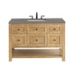 Breckenridge 48" Single Vanity, Light Natural Oak w/ 3 CM Grey Expo Top