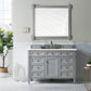 Brittany 48" Single Vanity, Urban Gray w/ 3 CM Eternal Marfil Quartz Top