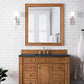 Bristol 48" Single Vanity, Saddle Brown w/ 3 CM Charcoal Soapstone Quartz Top