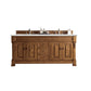 Brookfield 72" Double Vanity, Country Oak w/ 3 CM Ethereal Noctis Quartz Top