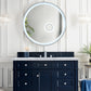 Brittany 48" Single Vanity, Victory Blue w/ 3 CM Carrara Marble Top