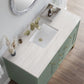 Chicago 48" Single Vanity, Smokey Celadon w/ 3 CM Arctic Fall Top