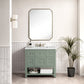 Breckenridge 36" Single Vanity, Smokey Celadon w/ 3 CM Ethereal Noctis Top