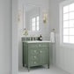 Brittany 30" Single Vanity, Smokey Celadon w/ 3 CM Arctic Fall Top