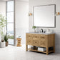 Breckenridge 48" Single Vanity, Light Natural Oak w/ 3 CM Eternal Serena Top