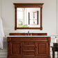 Brookfield 60" Single Vanity, Warm Cherry w/ 3 CM Carrara Top