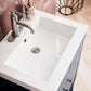Linden 24" Single Vanity, Navy Blue w/ White Glossy Composite Stone Top