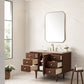 Amberly 48" Single Vanity, Mid-Century Walnut w/ 3 CM Eternal Marfil Top