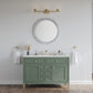 Chicago 48" Single Vanity, Smokey Celadon w/ 3 CM Ethereal Noctis Top